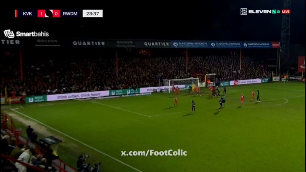 Goal: M. Biron | KV Kortrijk 1-1 RWD Molenbeek