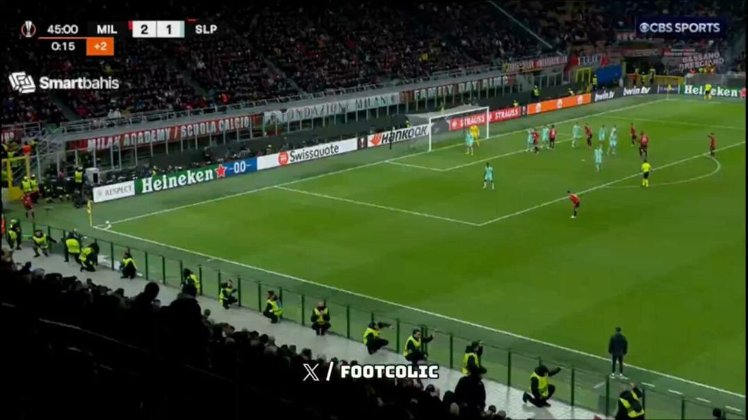 ⁣Goal Ruben Loftus-Cheek | Milan 3-1 Slavia Praha