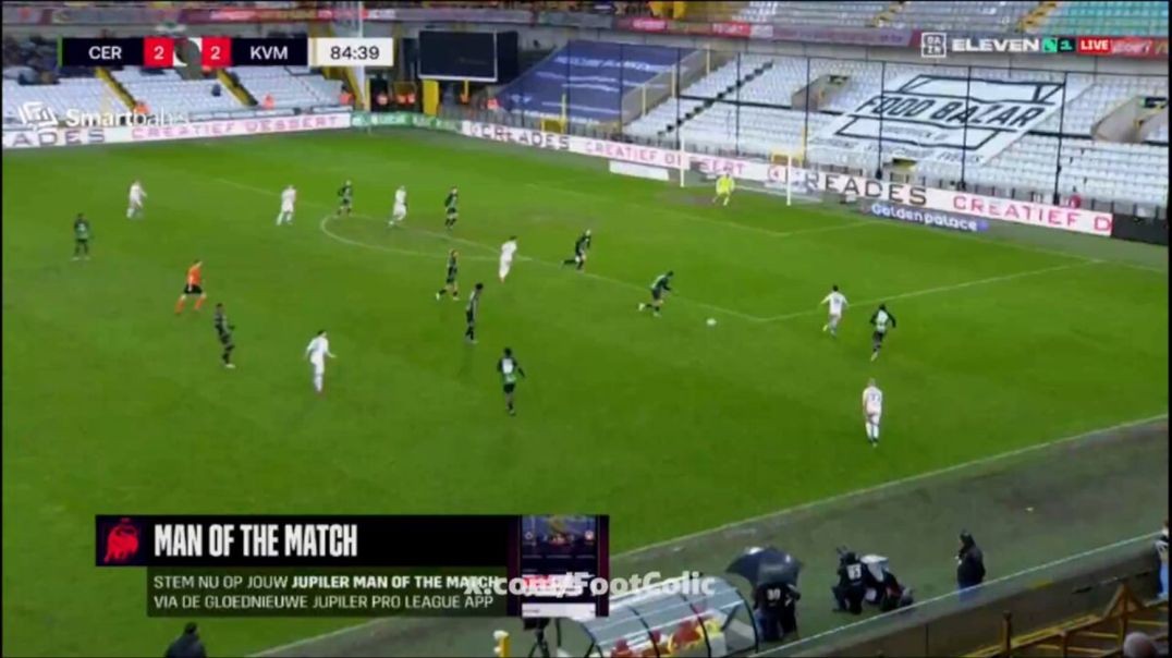 Goal: Bilal Bafdili | Cercle Brugge 2-3 KV Mechelen