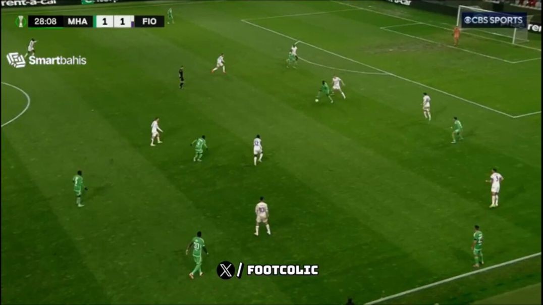 ⁣Goal Gadi Kinda | Maccabi Haifa 2-1 Fiorentina