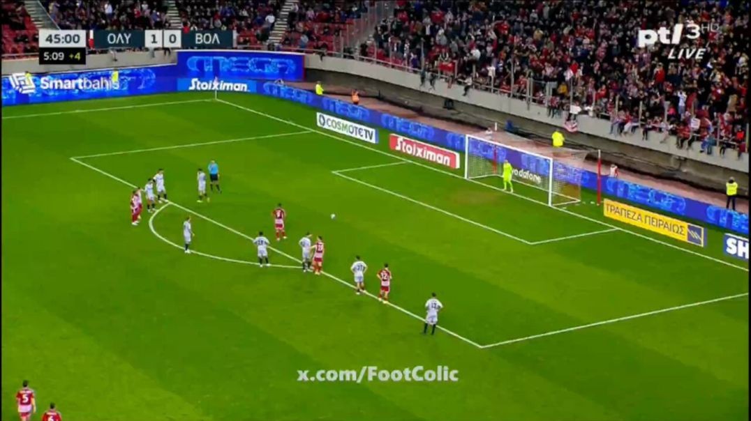 ⁣Goal: Ayoub El Kaabi | Olympiacos 2-0 Volos