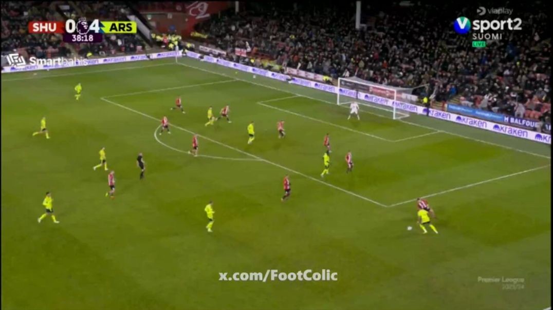 Goal: Declan Rice | Sheffield United 0-5 Arsenal