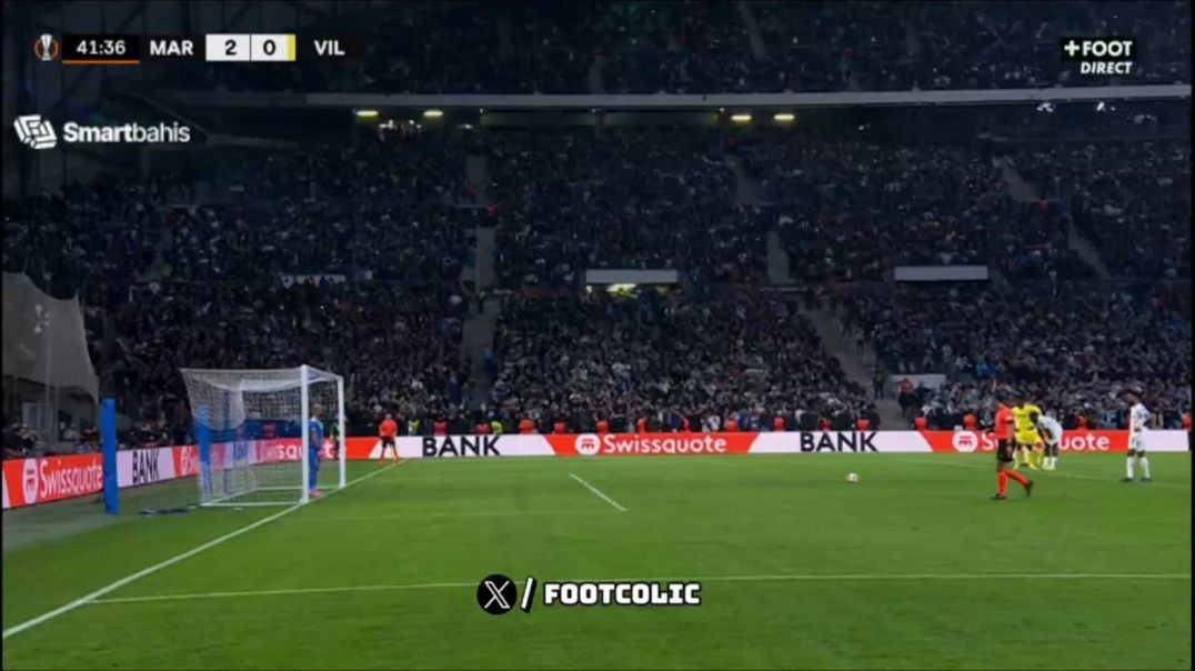Goal Aubameyang | Marseille 3-0 Villarreal