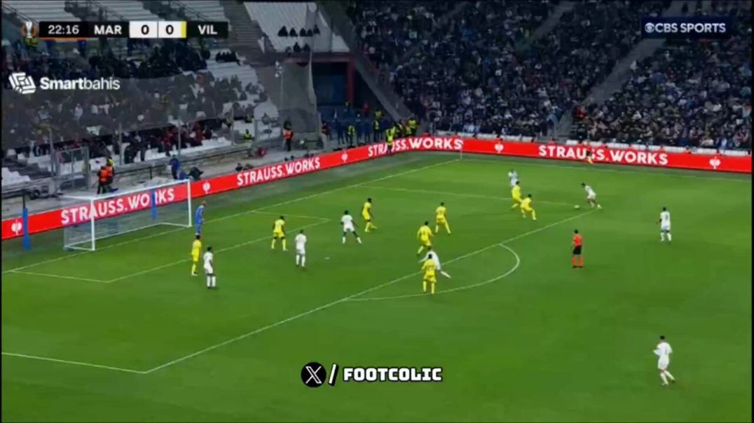 ⁣Jordan Veretout opens scoring for Marseille