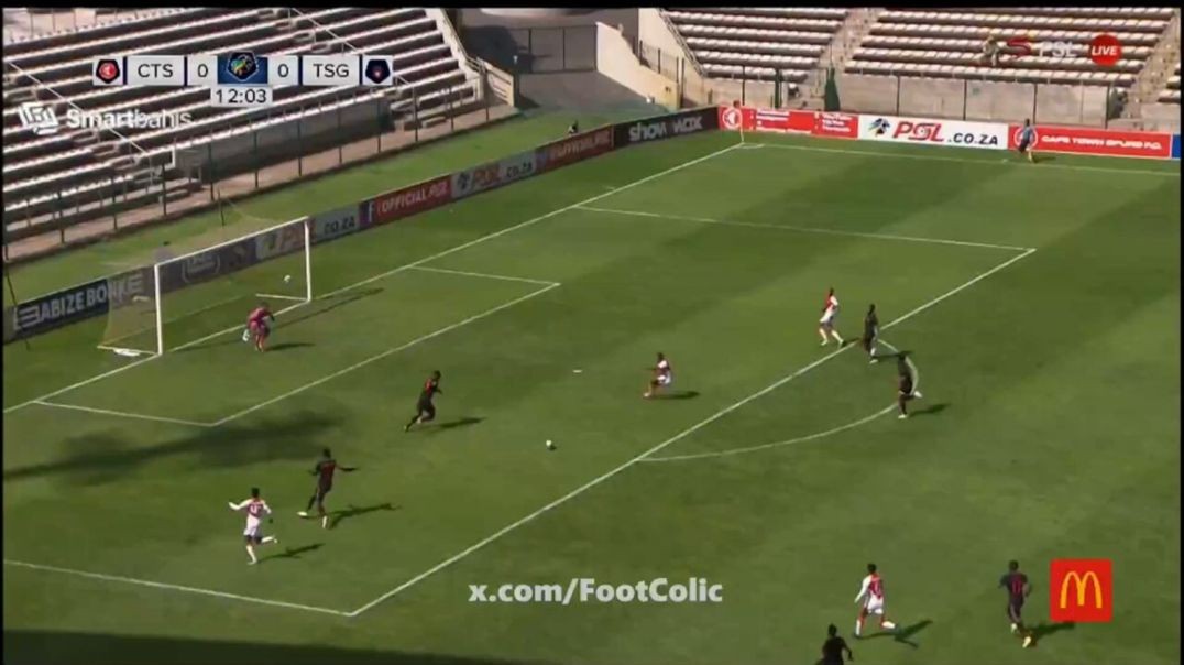 Goal: Ashley Cupido | Cape Town 1-0 TS Galaxy