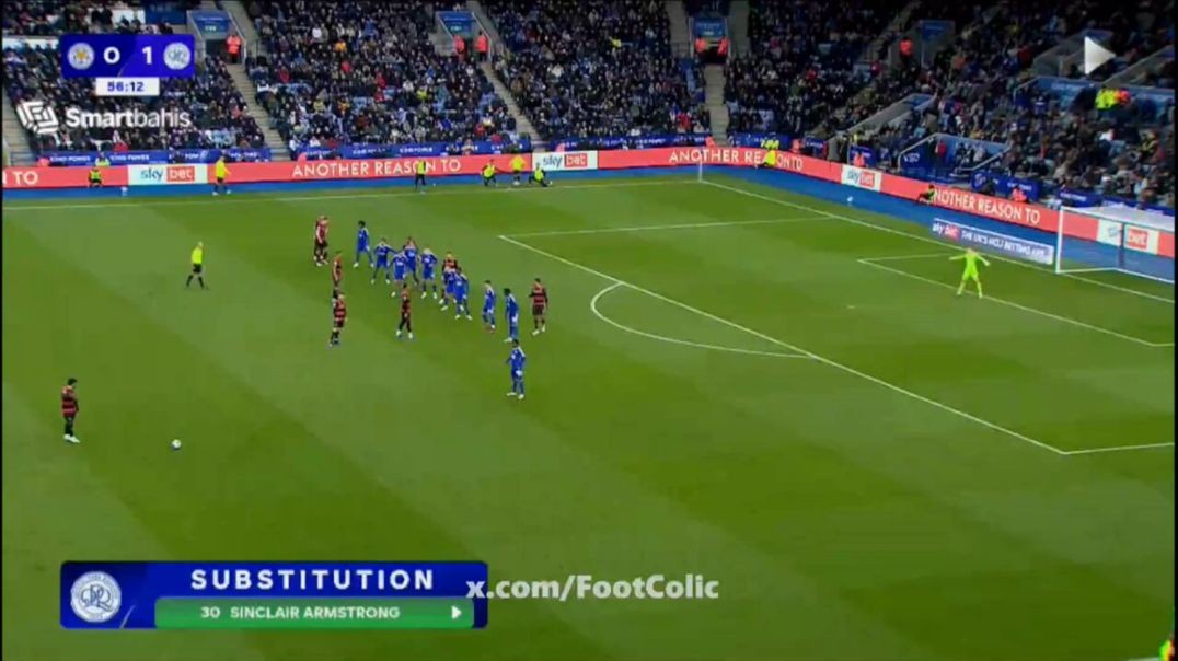 Goal: Sinclair Armstrong | Leicester City 0-2 QPR