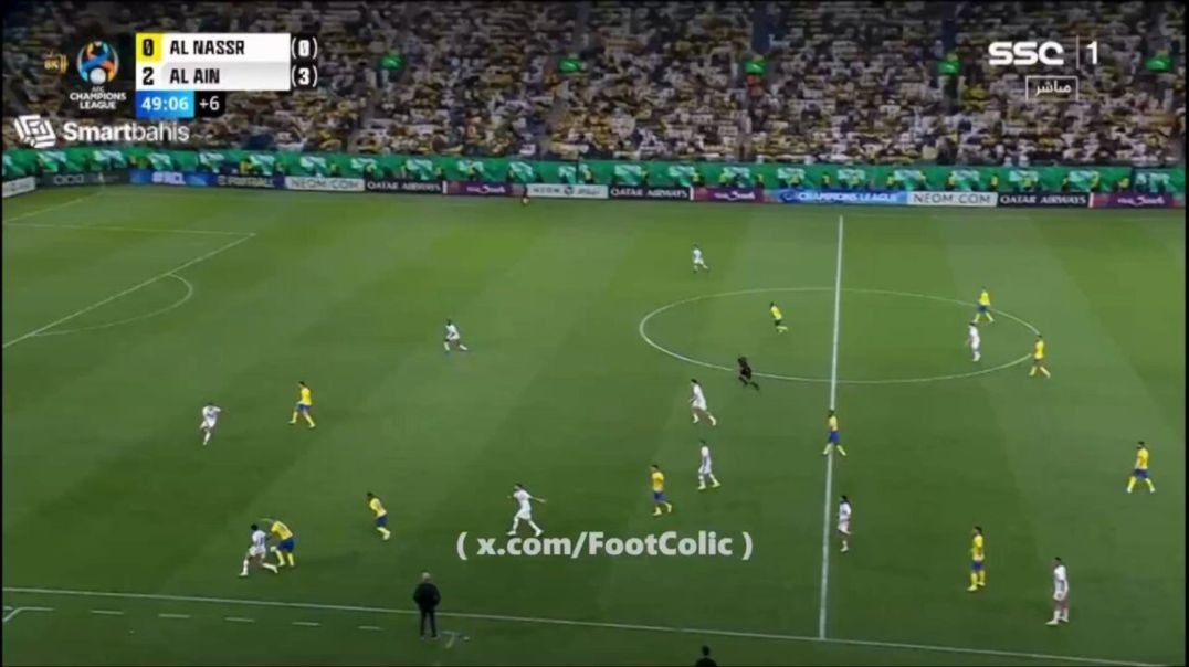 ⁣Goal Abdulrahman Ghareeb | Al-Nassr 1-2 Al-Ain | Assist by Sadio Mané