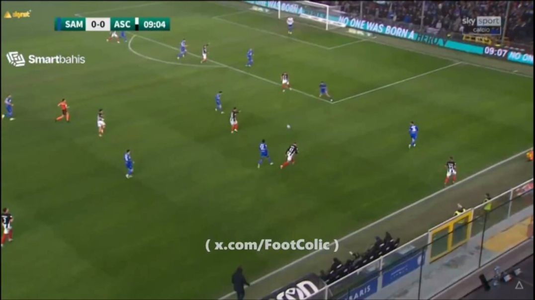 ⁣Goal David Duris | Sampdoria 0-1 Ascoli