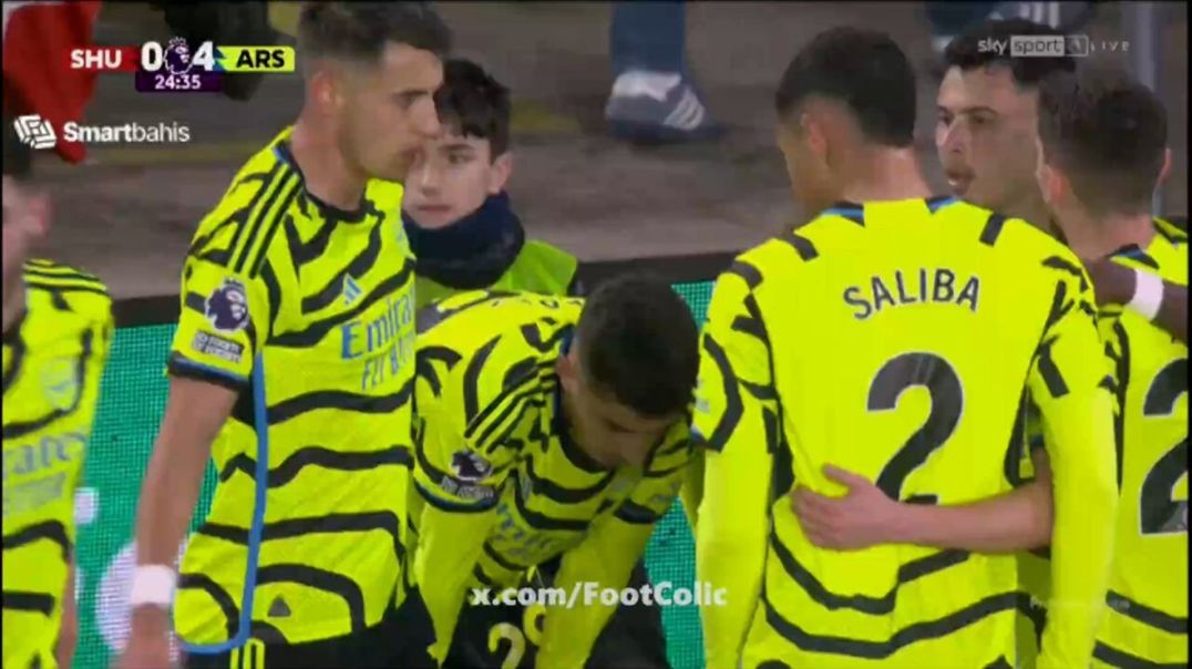 ⁣Watch Goal Kai Havertz | Sheffield United 0-4 Arsenal