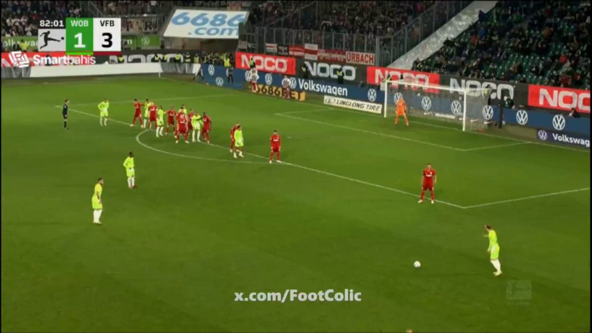 Goal: Lukas Nmecha | Wolfsburg 2-3 Stuttgart