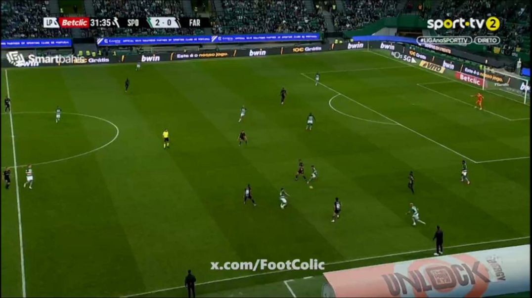 Goal: Mohamed Belloumi | Sporting 2-1 SC Farense