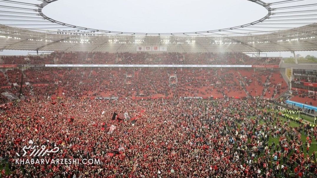 ⁣Bayer Leverkusen Celebrates Historic First Bundesliga Title in Electric Atmosphere!