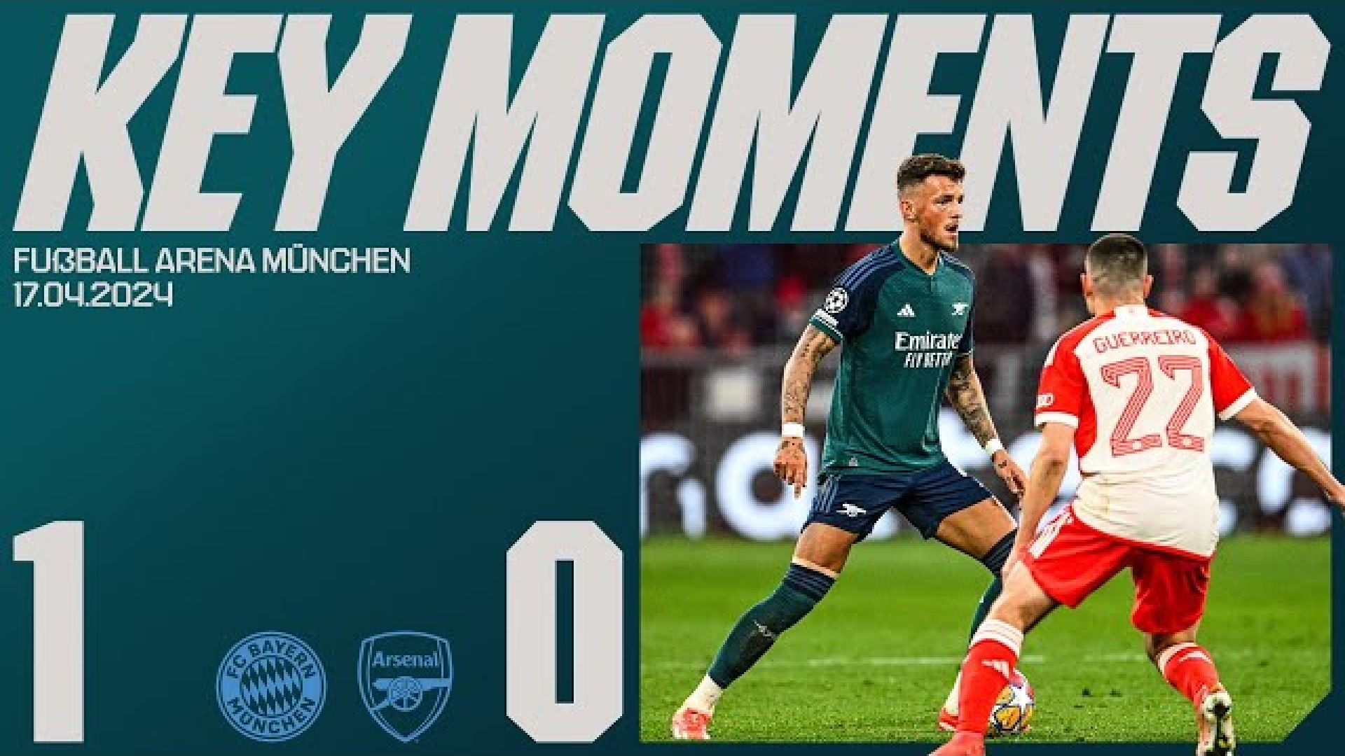 ⁣Bayern Munich vs Arsenal full match replay and highlights