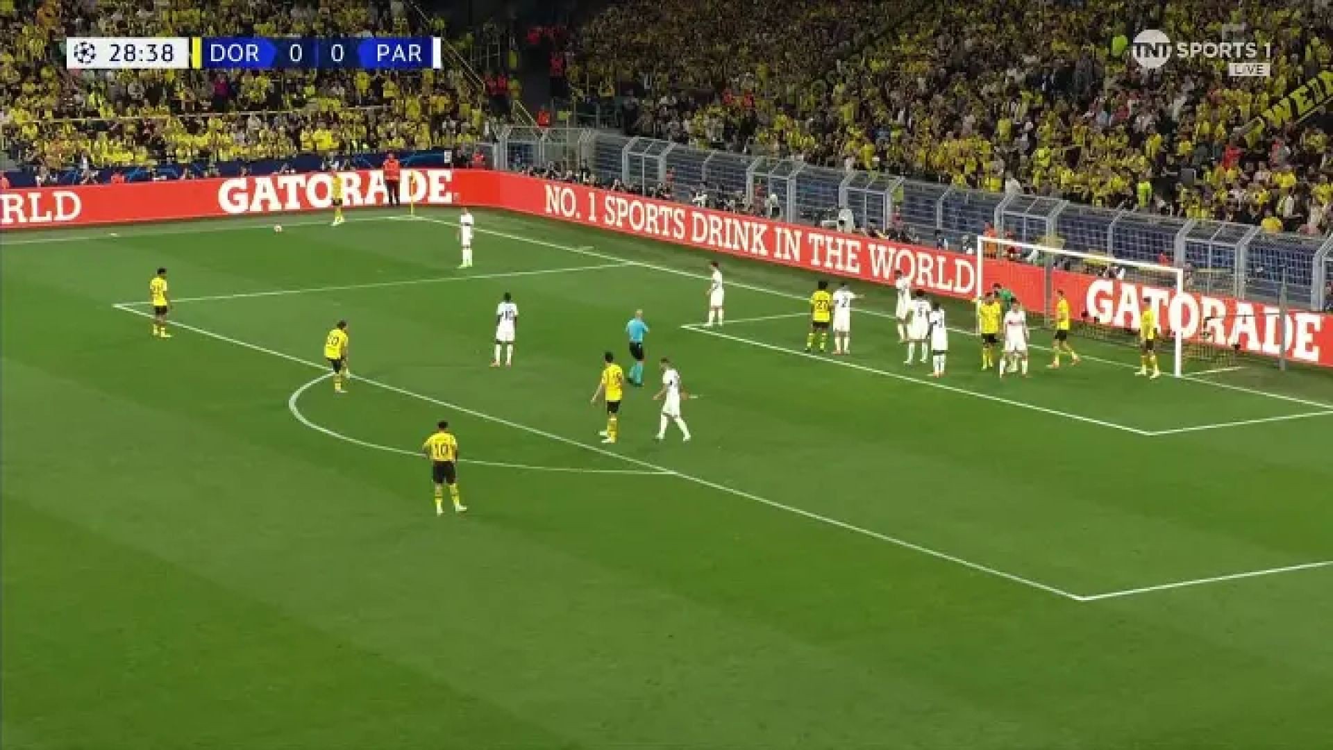 Dortmund vs Paris Saint-Germain - (Full First Half)